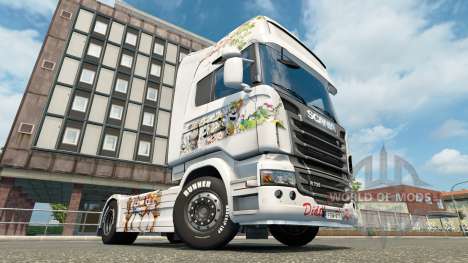 Pele Kinder na unidade de tracionamento Scania para Euro Truck Simulator 2