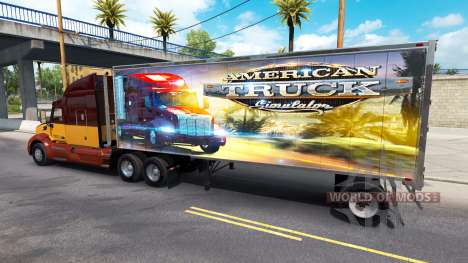 Pele ATS no trailer para American Truck Simulator
