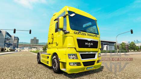 Gertzen Transporte de pele para HOMEM caminhão para Euro Truck Simulator 2