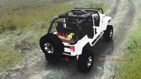 Jeep Wrangler Rubicon White [03.03.16] para Spin Tires