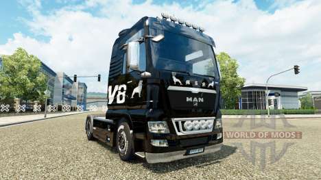 A pele do HOMEM V8 caminhão HOMEM para Euro Truck Simulator 2