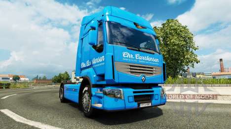 Carstensen pele para Renault para Euro Truck Simulator 2