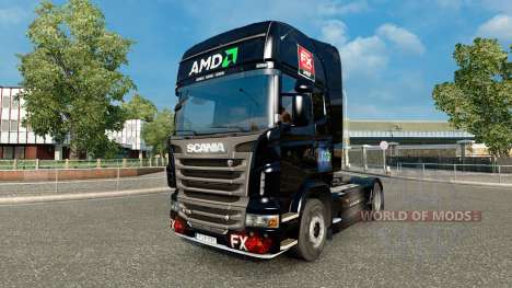 AMD FX pele para o Scania truck para Euro Truck Simulator 2