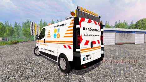 Renault Trafic [stadtwerke] para Farming Simulator 2015