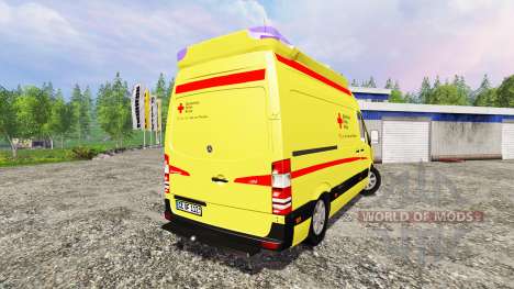 Mercedes-Benz Sprinter Ambulance v2.0 para Farming Simulator 2015