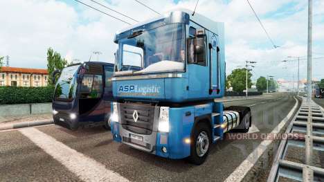 Páginas para colorir de caminhões para o tráfego para Euro Truck Simulator 2