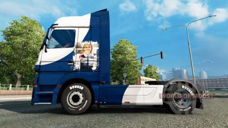 Pele Williams F1 Team na unidade de tracionament para Euro Truck Simulator 2