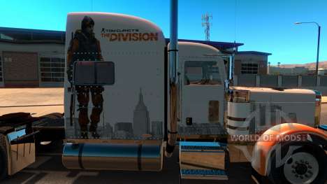 Skin The Division for Peterbilt 389 para American Truck Simulator
