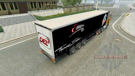 Pele Nuremberg Gelo Tigres no trailer para Euro Truck Simulator 2