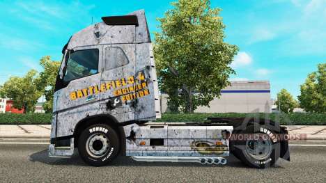 Battlefield 4 de pele para a Volvo caminhões para Euro Truck Simulator 2