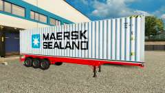 O Semi-Reboque Maersk Sealand para Euro Truck Simulator 2