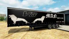 Trailer de HOMEM V8 para Euro Truck Simulator 2