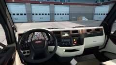 O de luxo no interior de um Peterbilt 579 para American Truck Simulator