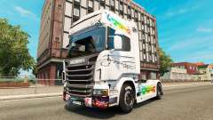 Música para a pele do Scania truck para Euro Truck Simulator 2
