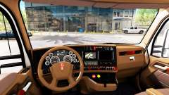 Brown interior Kenworth T680 para American Truck Simulator