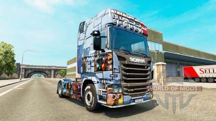 Pele Mass Effect 3 na unidade de tracionamento Scania para Euro Truck Simulator 2