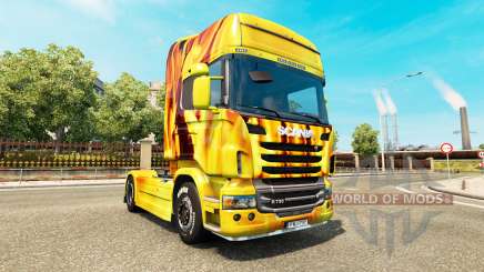 Fogo de pele para Scania truck para Euro Truck Simulator 2