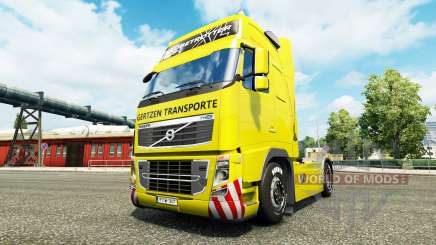 Gertzen Transporte de pele para a Volvo caminhões para Euro Truck Simulator 2