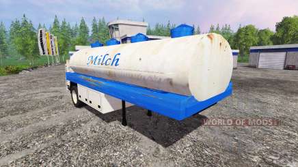 Leite de tanque semi-reboque para Farming Simulator 2015