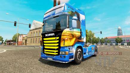 Pele Ilha na unidade de tracionamento Scania para Euro Truck Simulator 2