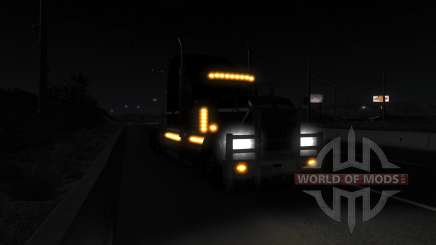 Iluminação realística (Real Faróis Mod) para American Truck Simulator