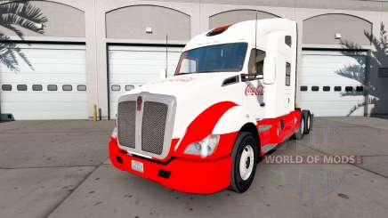 Pele Coca-Cola Kenworth trator para American Truck Simulator