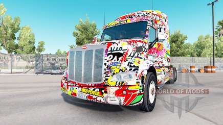 Adesivo de pele para Peterbilt e Kenworth caminhões para American Truck Simulator