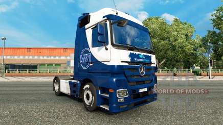 Pele Williams F1 Team na unidade de tracionamento Mercedes-Benz para Euro Truck Simulator 2