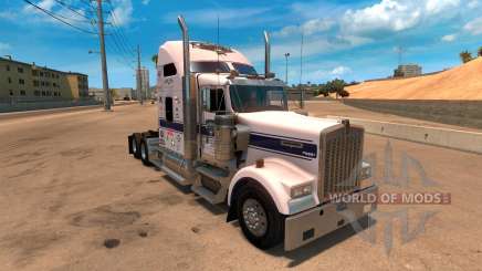 Скин Tio D Logística для Kenworth W900 para American Truck Simulator