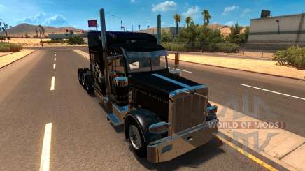 T-D-S Peterbilt 389 Racing Skin Mod para American Truck Simulator