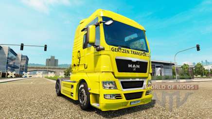 Gertzen Transporte de pele para HOMEM caminhão para Euro Truck Simulator 2