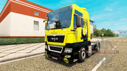 BVB pele para HOMEM caminhão para Euro Truck Simulator 2