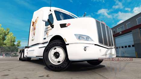 Gizmo pele para o caminhão Peterbilt para American Truck Simulator