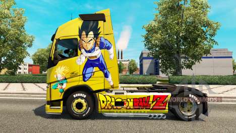 Pele Dragon Ball Z para a Volvo caminhões para Euro Truck Simulator 2