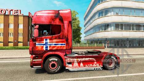 A noruega pele para o Scania truck para Euro Truck Simulator 2