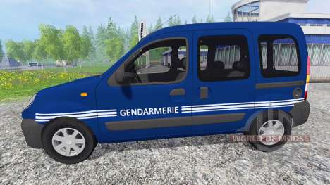 Renault Kangoo Gendarmerie para Farming Simulator 2015
