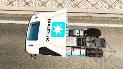 A Maersk pele para a Volvo caminhões para Euro Truck Simulator 2