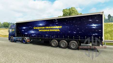 Wiking de Transporte de pele para a Volvo caminh para Euro Truck Simulator 2