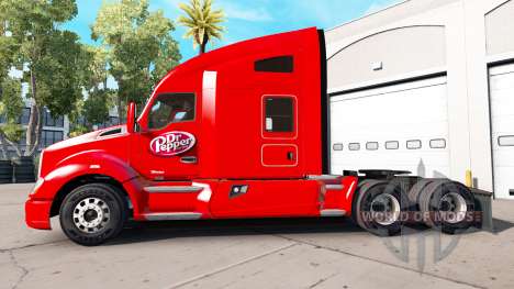 Pele Dr Pepper, em um Kenworth trator para American Truck Simulator