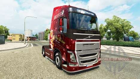 Natal pele para a Volvo caminhões para Euro Truck Simulator 2