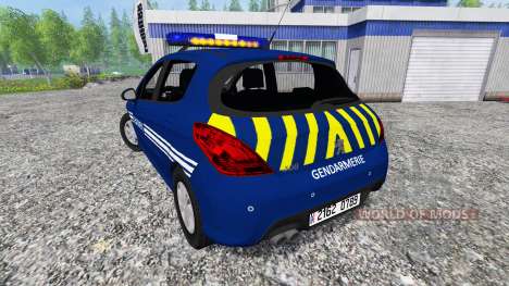 Peugeot 308 Gendarmerie para Farming Simulator 2015