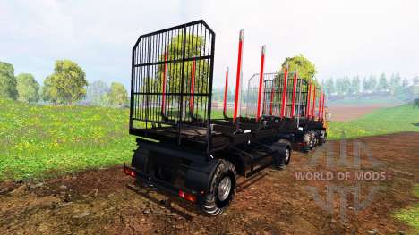KamAZ-45143 [madeira] para Farming Simulator 2015