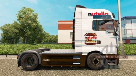 Nutella pele v2.0 trator HOMEM para Euro Truck Simulator 2