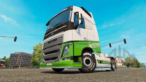 EAcres pele v1.1 tractor Volvo para Euro Truck Simulator 2