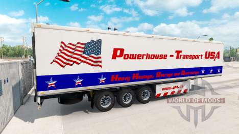 Potência de Transporte de semi-reboque EUA para American Truck Simulator