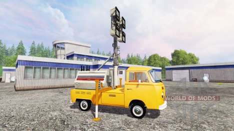 Volkswagen Transporter T2B 1972 [lighting mast] para Farming Simulator 2015