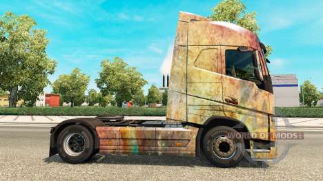 A pele sobre a Nebulosa do Grunge Volvo caminhõe para Euro Truck Simulator 2