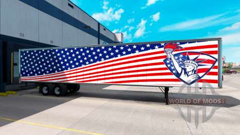 Pele Estátua Da Liberdade no trailer para American Truck Simulator
