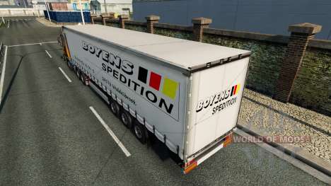Pele Boyens v1.1 sobre o trailer para Euro Truck Simulator 2