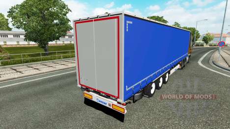 Cortina semi-reboque para Euro Truck Simulator 2